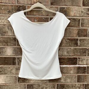 Take 50% OFF- Blenca Elegant White Women's Top, Size- L